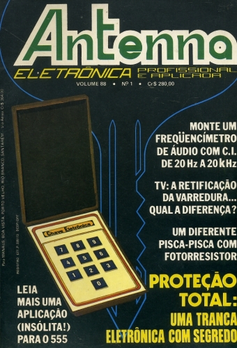 Antenna Eletrônica - Profissional e Aplicada (Volume 88 / Nº 1 / Ano 1982)