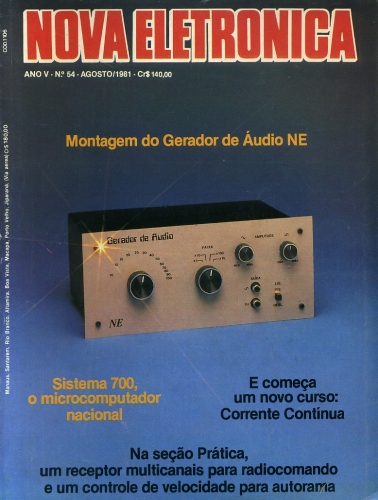 Nova Eletronica (Ano V, Nº 54, Agosto 1981)
