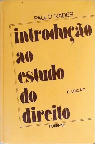 Introdução Ao Estudo do Direito