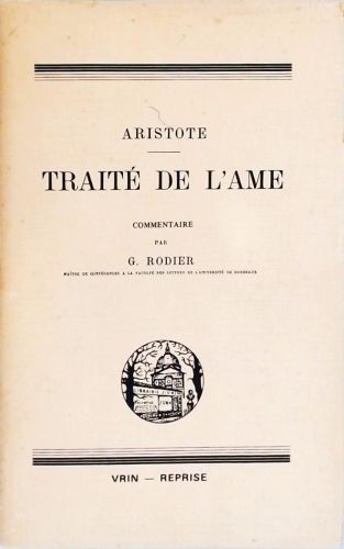 Commentaire du Traité de Lame d Aristote