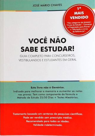 Você Não Sabe Estudar