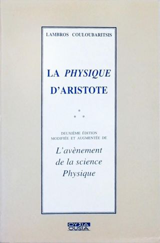 La Physique  dAristote