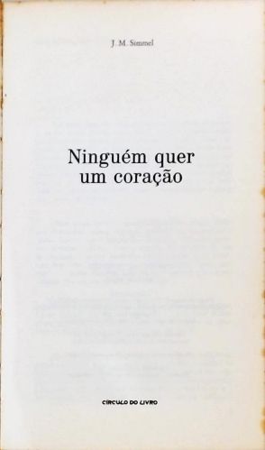 Ninguém Quer Um Coração