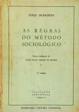 As Regras do Método Sociológico