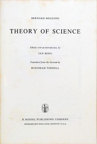 Theory of Science