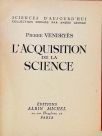 LAcquisiton de la Science