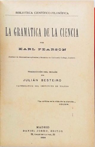 Gramática De La Ciencia