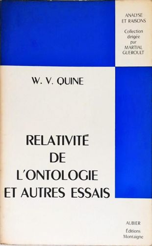 Relativité de LOntologie et Autre Essais