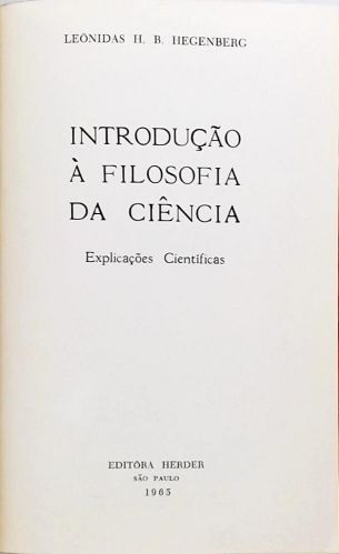 Explicações Científicas - Introdução à Filosofia da Ciência