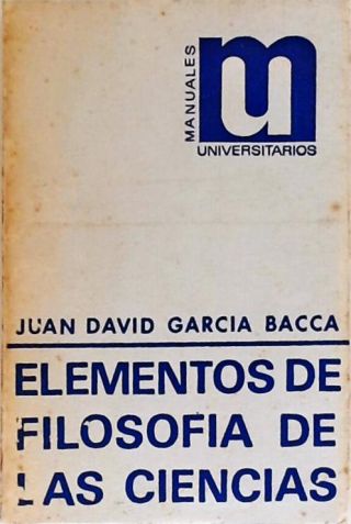 Elementos de Filosofía de las Ciencias