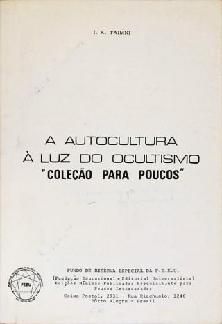 A Autocultura à Luz do Ocultismo