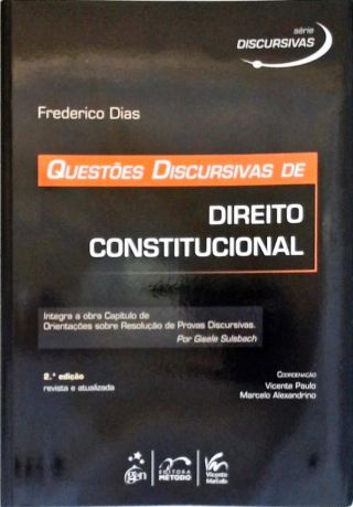 Série Discursivas - Questões Discursivas Direito Constitucional