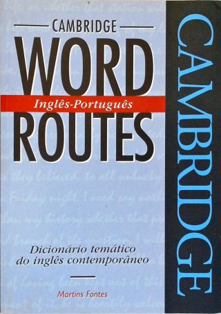 Cambridge Word Routes Inglês-português