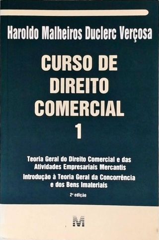 Curso de Direito Comercial - Vol. 1