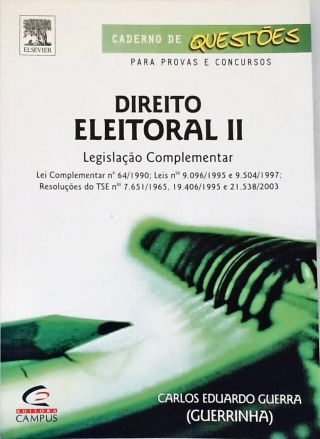 Direito Eleitoral - Vol. 2 (Caderno de Questões)