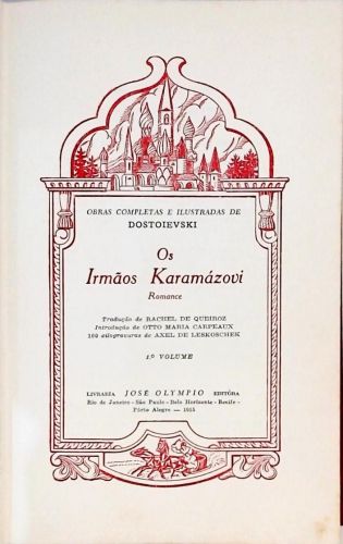 Os Irmãos Karamázovi - Em 3 Volumes