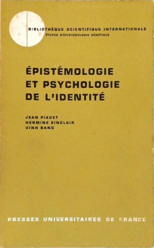 Épistémologie et Psychologie de Lidentité