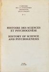 Histoire des Sciences et Psychogenese (Inglês- Francês)