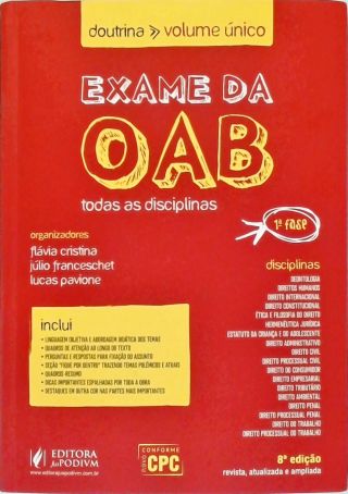 Exame da Oab - Todas as Disciplinas