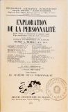 Exploration de la Personnalité  - Vol. 1