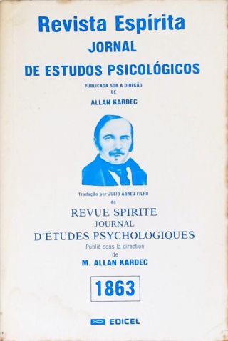 Revista Espírita: Jornal De Estudos Psicológicos 1863