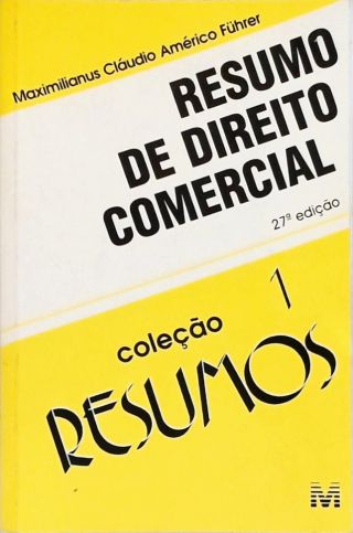 Resumo De Direito Comercial