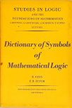 Dictionary of Symbols of  Mathematical Logic