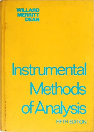 Instrumental Methods of Analysis