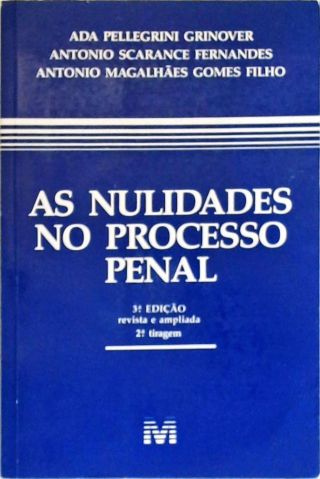 As Nulidades no Processo Penal