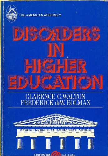 Disorders in Higher Education