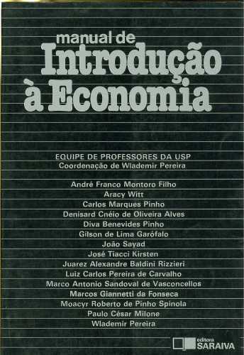 Manual de Introdução à Economia