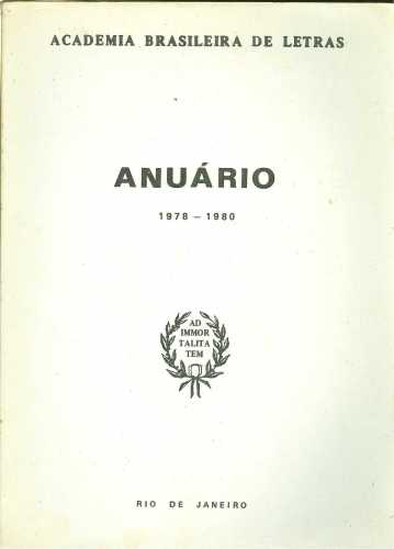 Anuário da Academia Brasileira de Letras (1978-1980)