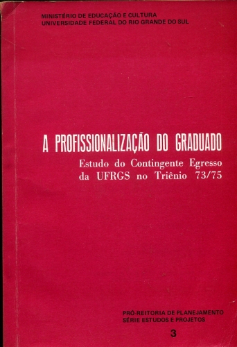 A Profissionalização do Graduado