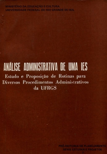 Análise Administrativa de uma IES