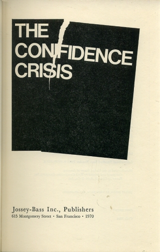The Confidence Crisis