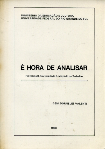 É Hora de Analisar