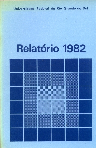 Relatório 1982 - UFRGS