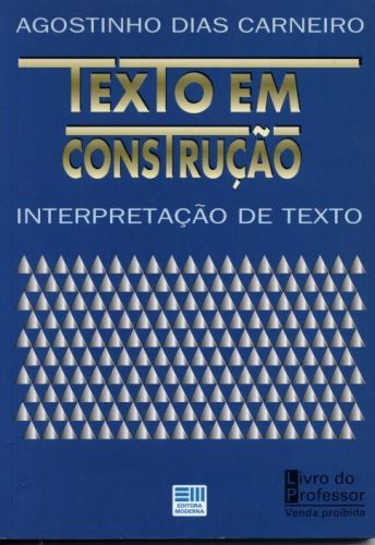 Texto em Construção (Livro do Professor)