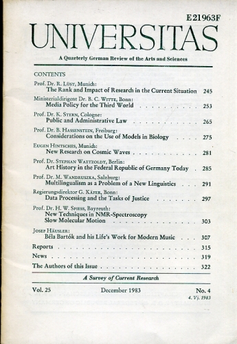 Universitas (Vol. 25 Nº 4)