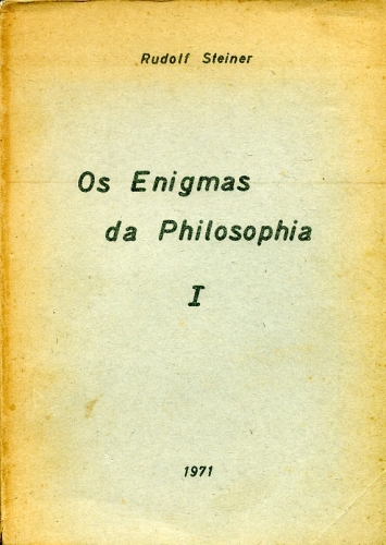 Os Enigmas da Philosophia I