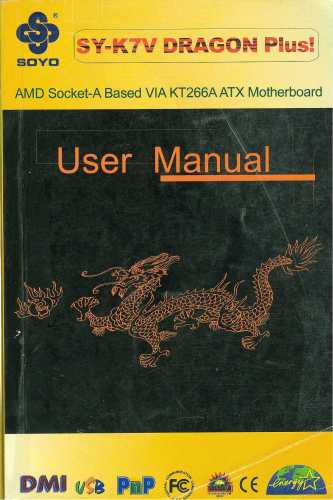 Sy K7V Dragon Plus! - User Manual