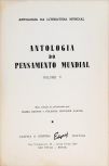 Antologia do Pensamento Mundial - Vol. 5