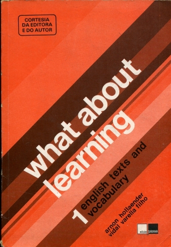 What About Learning (Vol. 1 - Livro do Professor)