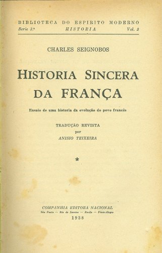 História Sincera da França