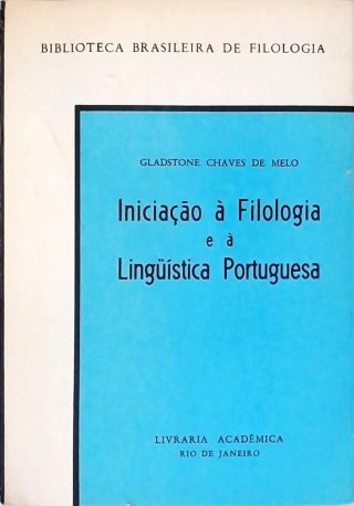 Iniciação à Filologia e à Lingüística Portuguesa