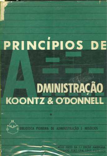 Princípios de Administração (Em 2 vol. )