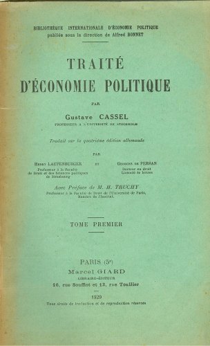 Traité d Économie Politique (Tomo I) (Tratado de Economia Política)