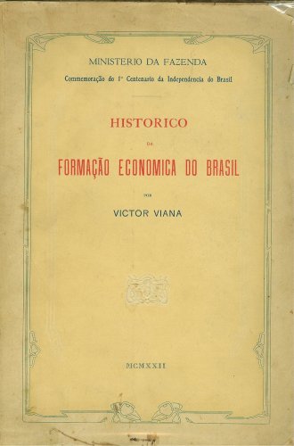 Histórico da Formação Econômica do Brasil