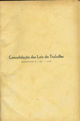 Consolidação das Leis do Trabalho