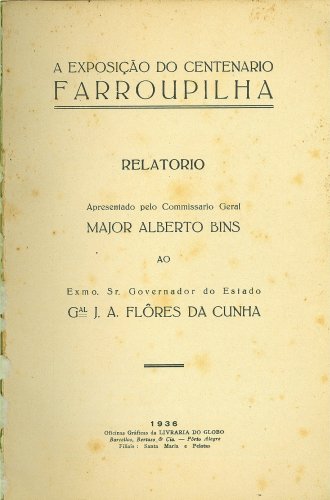 A Exposição do Centenário Farroupilha